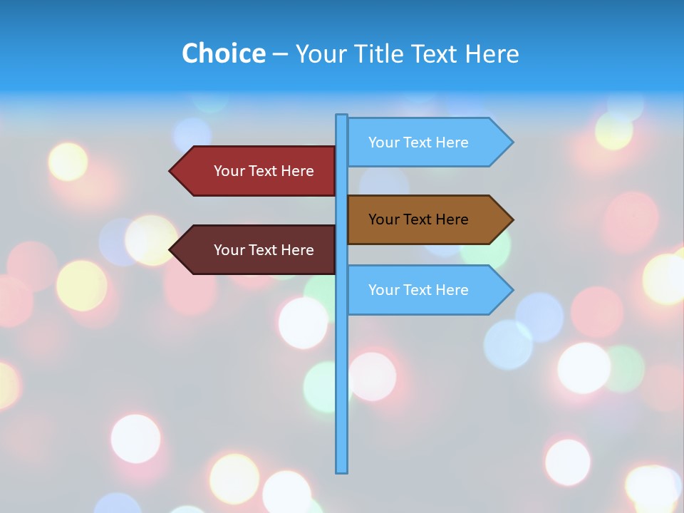 Abstract Party New Years Eve PowerPoint Template