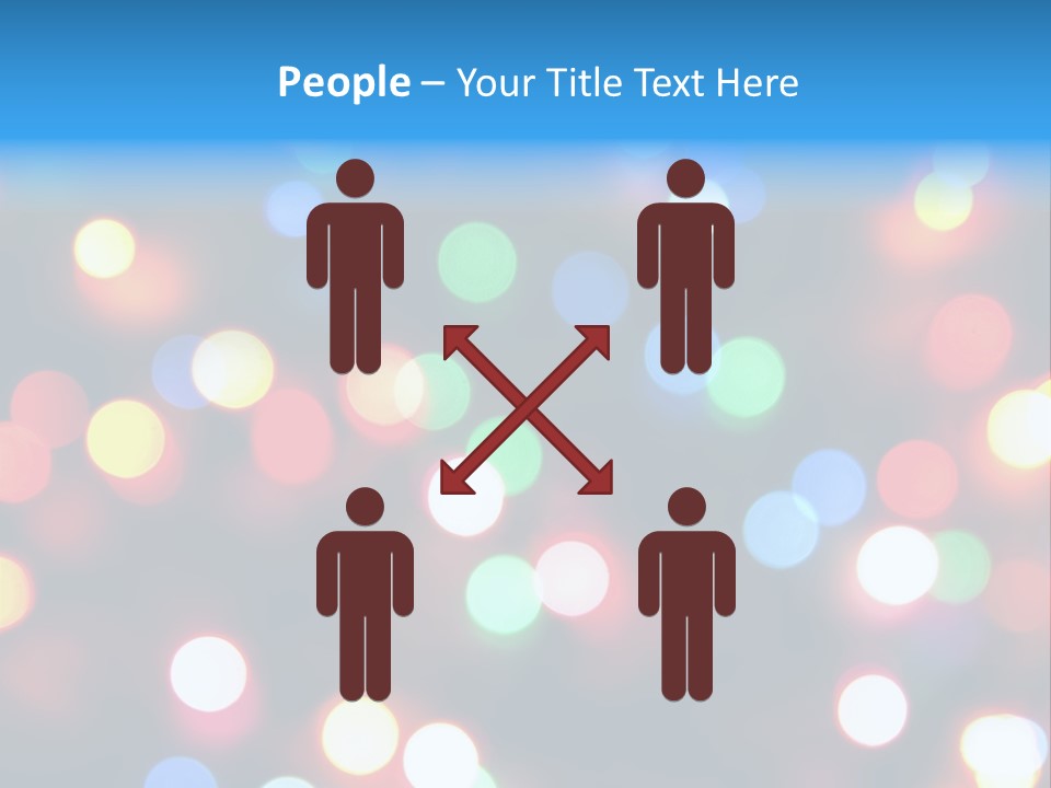 Abstract Party New Years Eve PowerPoint Template