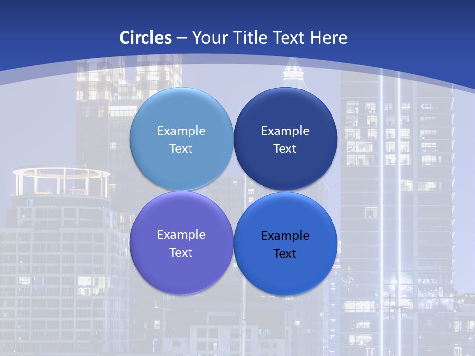 Night Roof Front PowerPoint Template
