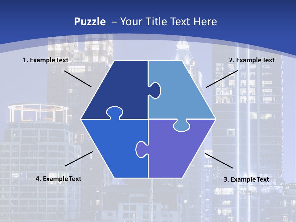 Night Roof Front PowerPoint Template