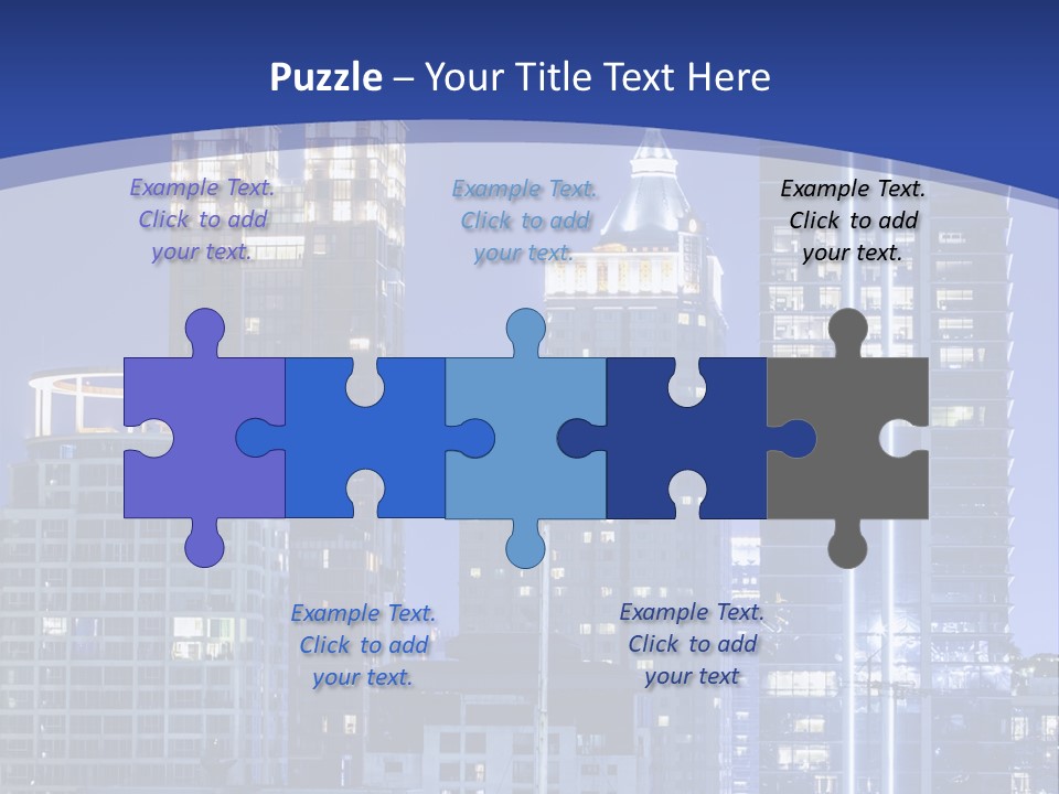 Night Roof Front PowerPoint Template