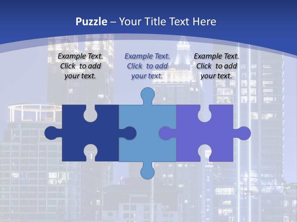 Night Roof Front PowerPoint Template