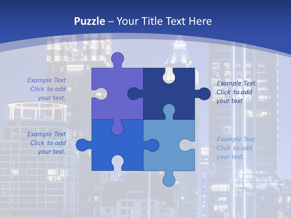 Night Roof Front PowerPoint Template