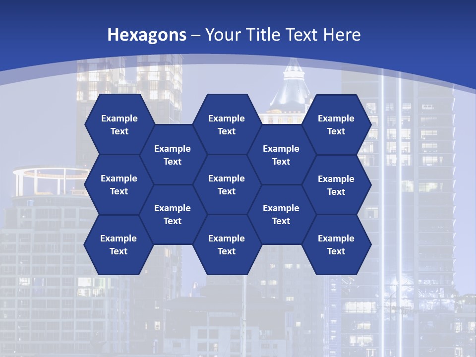 Night Roof Front PowerPoint Template