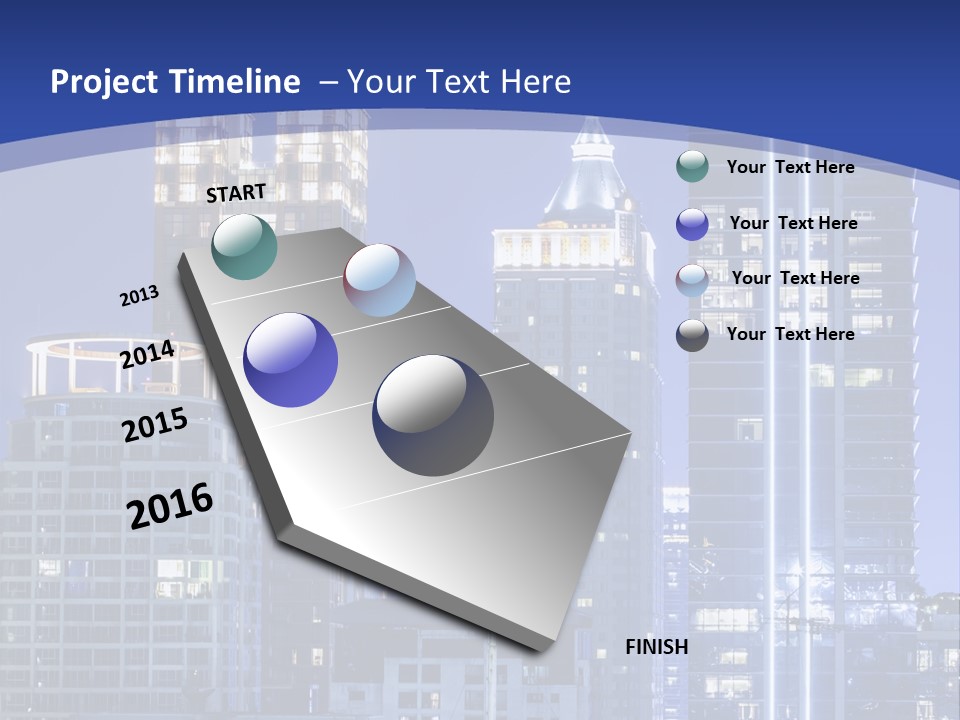 Night Roof Front PowerPoint Template