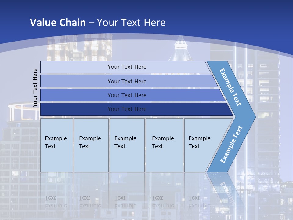 Night Roof Front PowerPoint Template