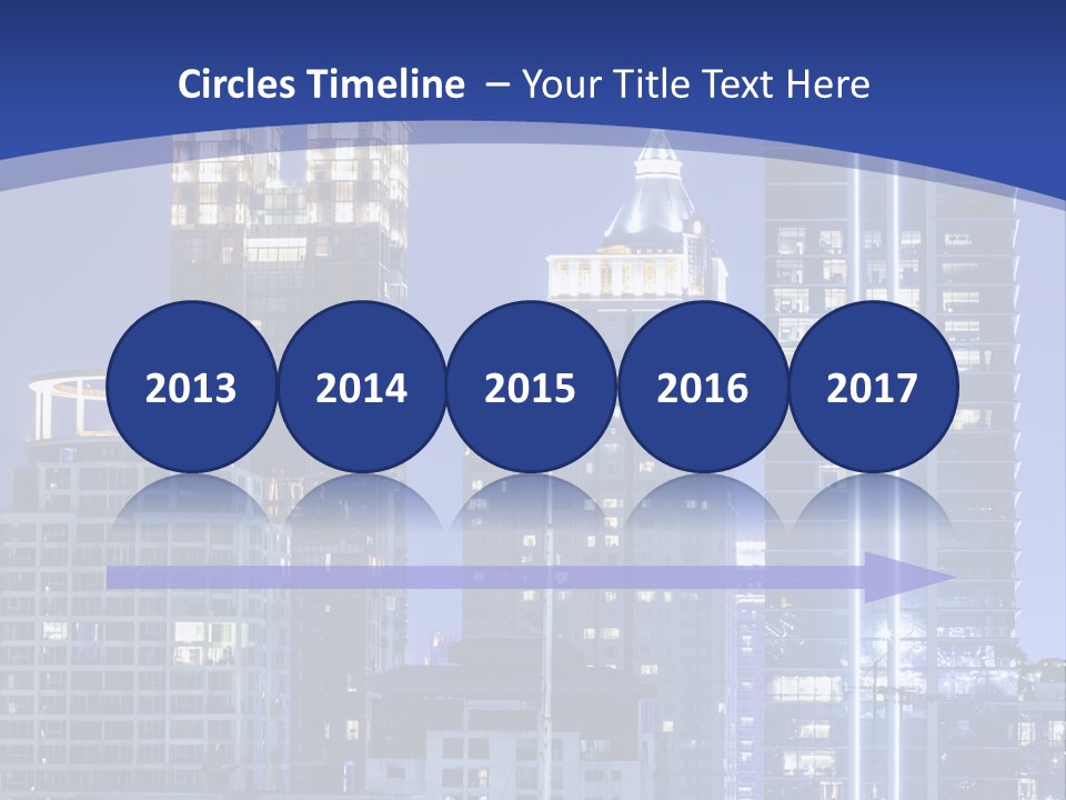 Night Roof Front PowerPoint Template