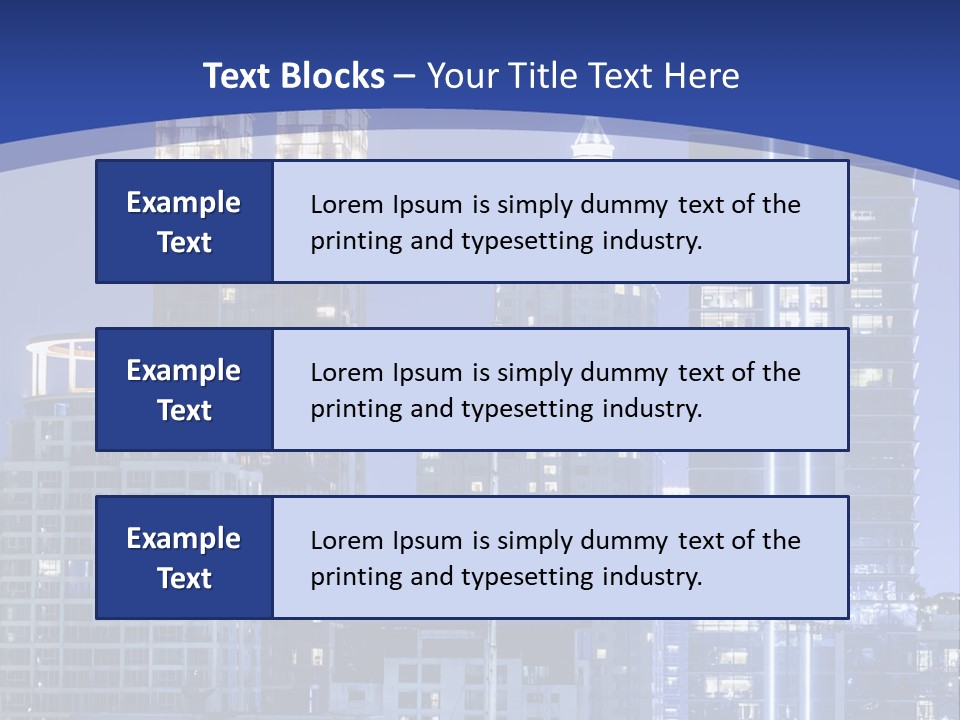 Night Roof Front PowerPoint Template
