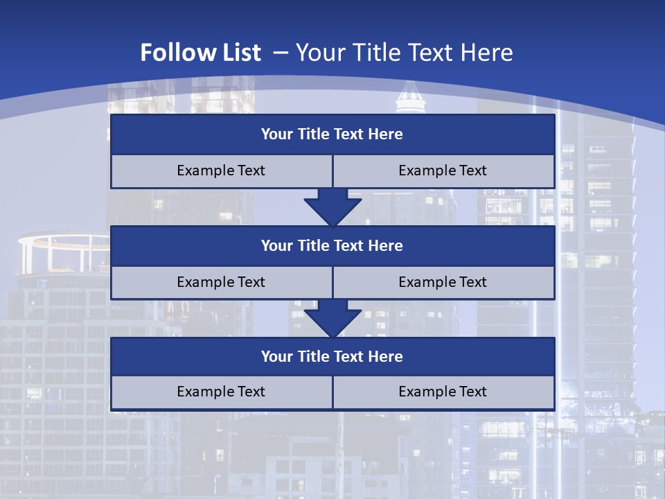 Night Roof Front PowerPoint Template