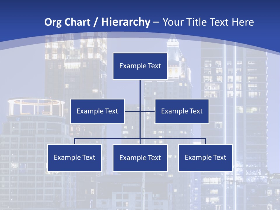 Night Roof Front PowerPoint Template