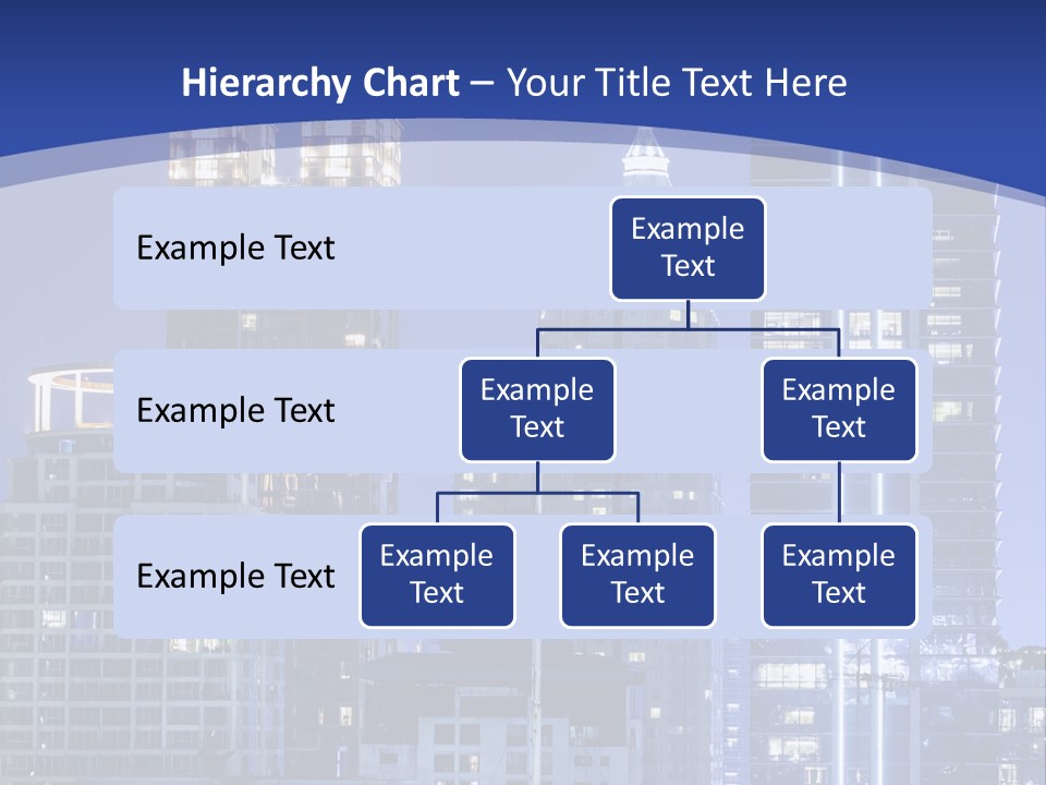 Night Roof Front PowerPoint Template