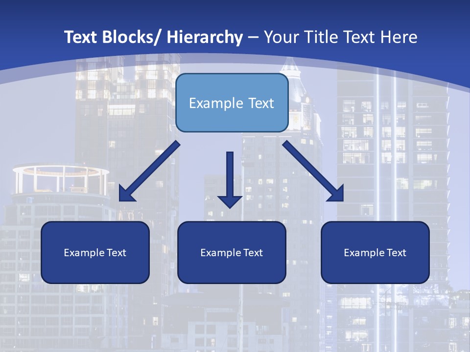 Night Roof Front PowerPoint Template