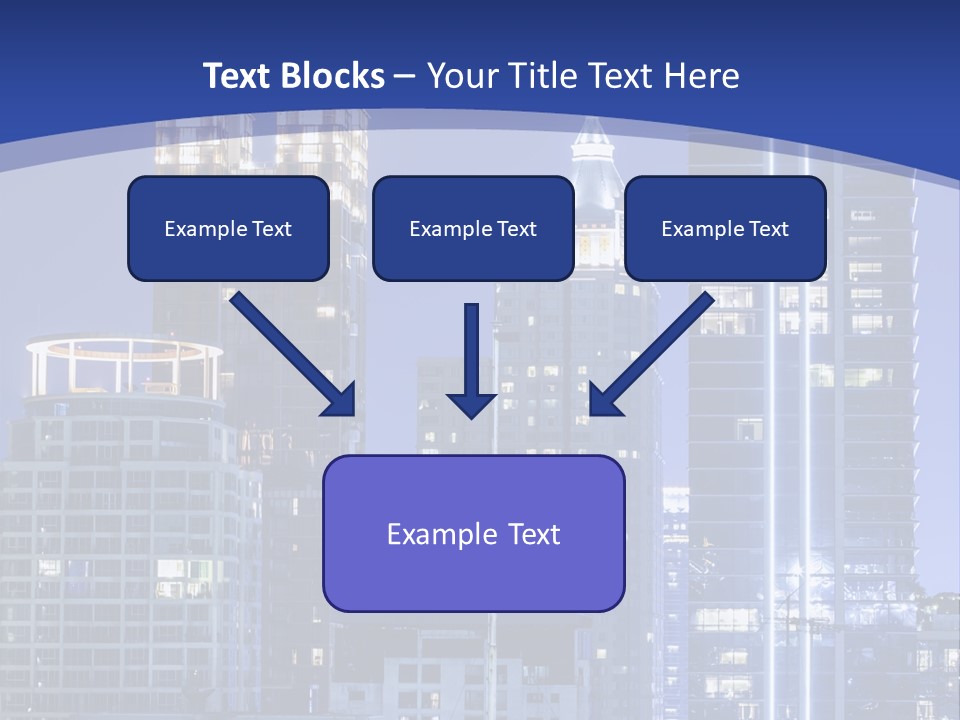 Night Roof Front PowerPoint Template