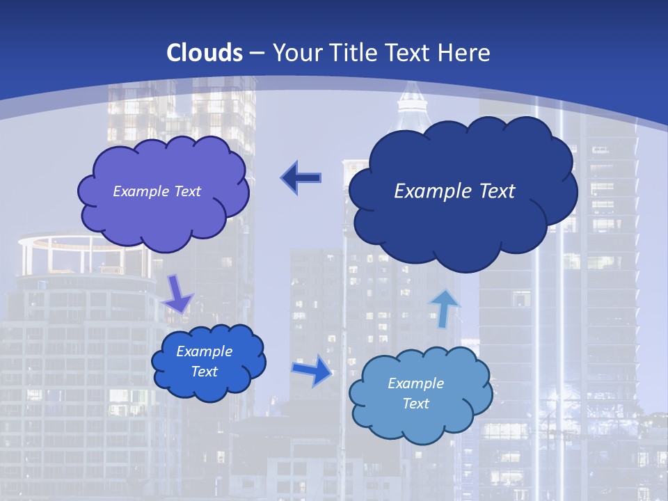 Night Roof Front PowerPoint Template