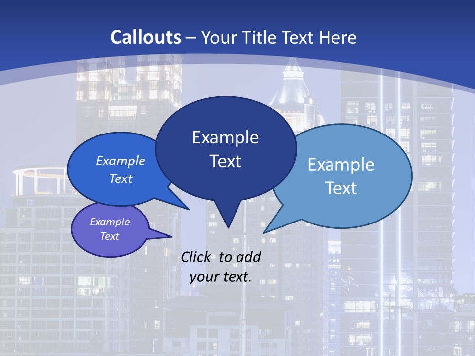 Night Roof Front PowerPoint Template