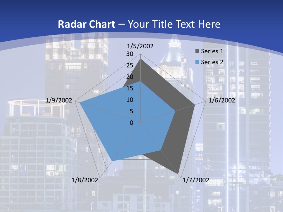 Night Roof Front PowerPoint Template