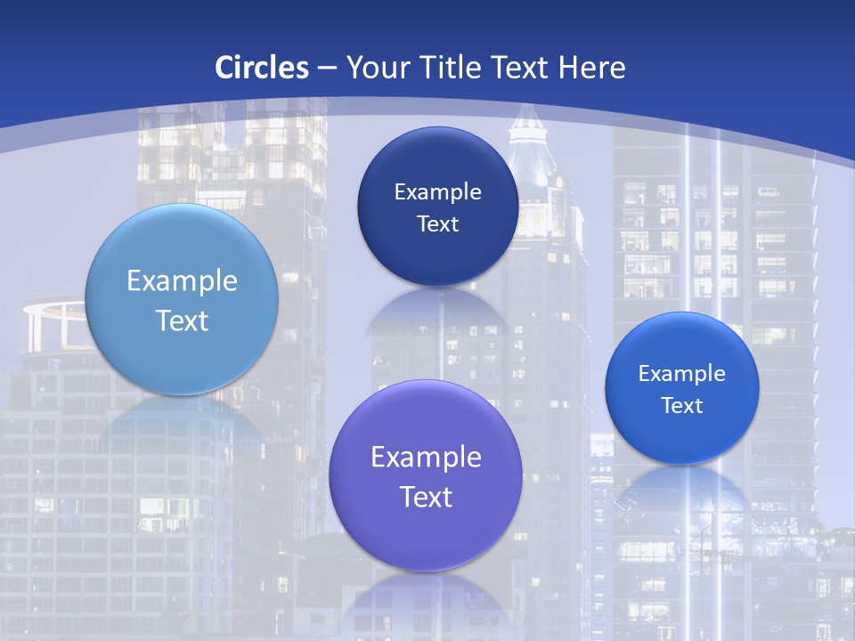 Night Roof Front PowerPoint Template