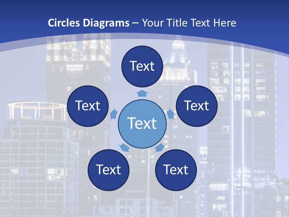 Night Roof Front PowerPoint Template