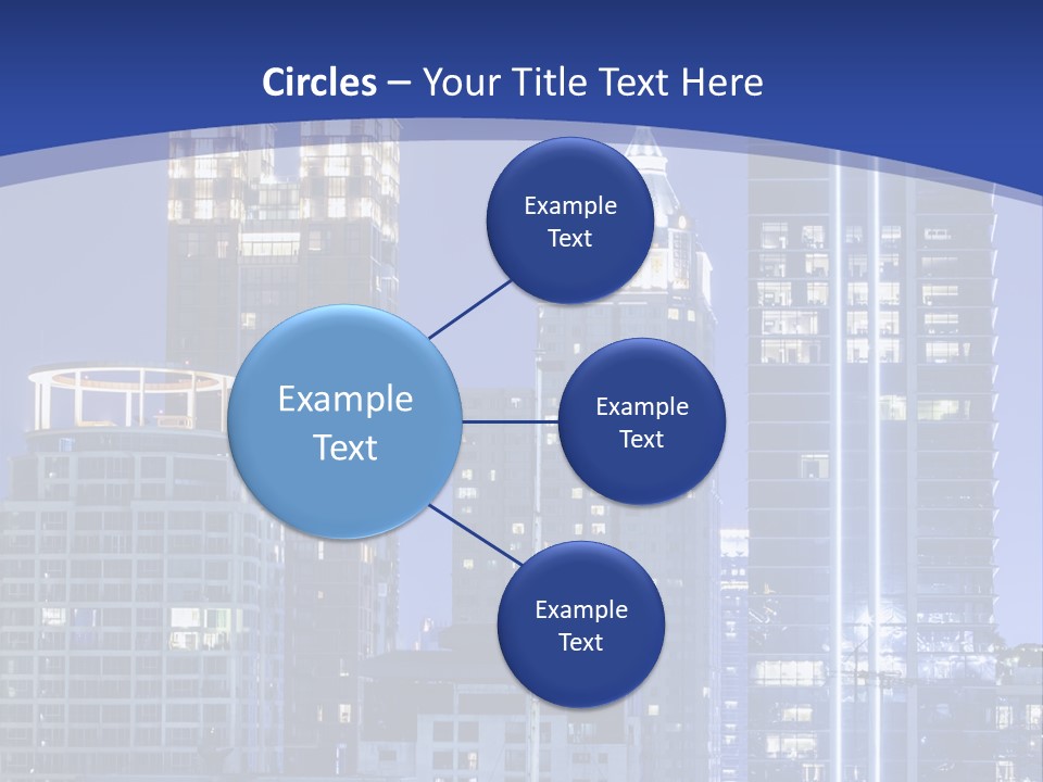 Night Roof Front PowerPoint Template