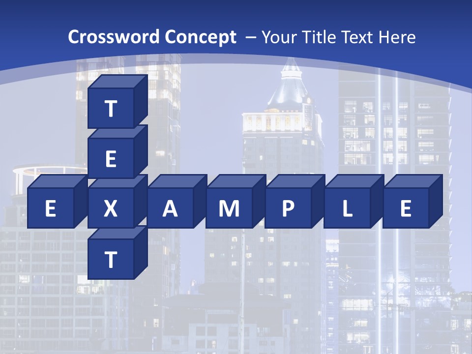 Night Roof Front PowerPoint Template