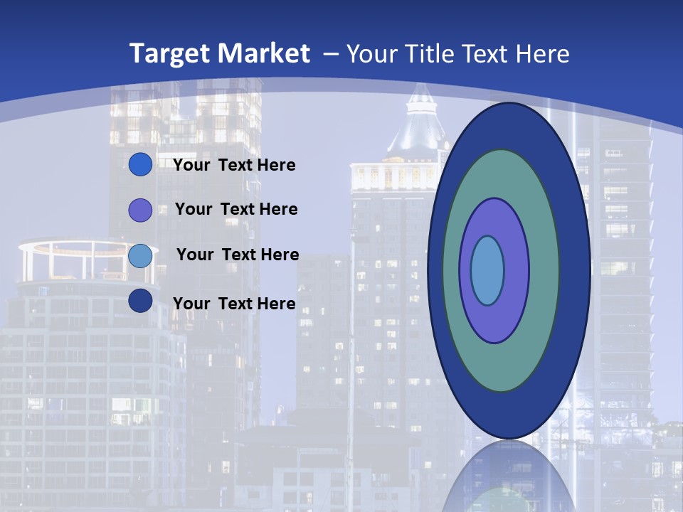 Night Roof Front PowerPoint Template