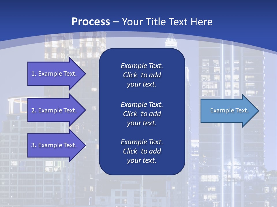 Night Roof Front PowerPoint Template
