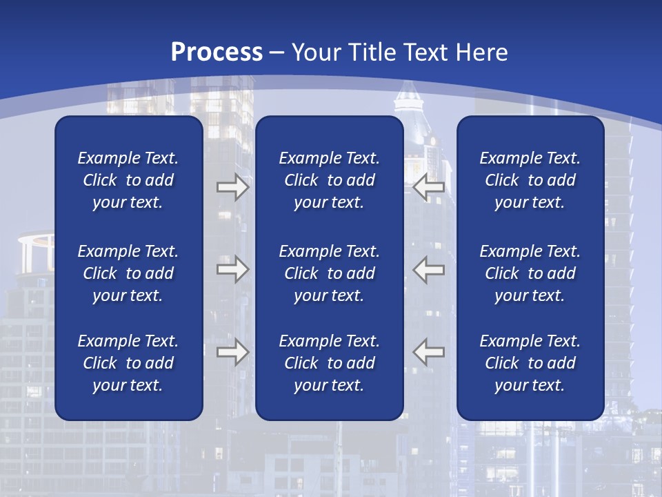 Night Roof Front PowerPoint Template