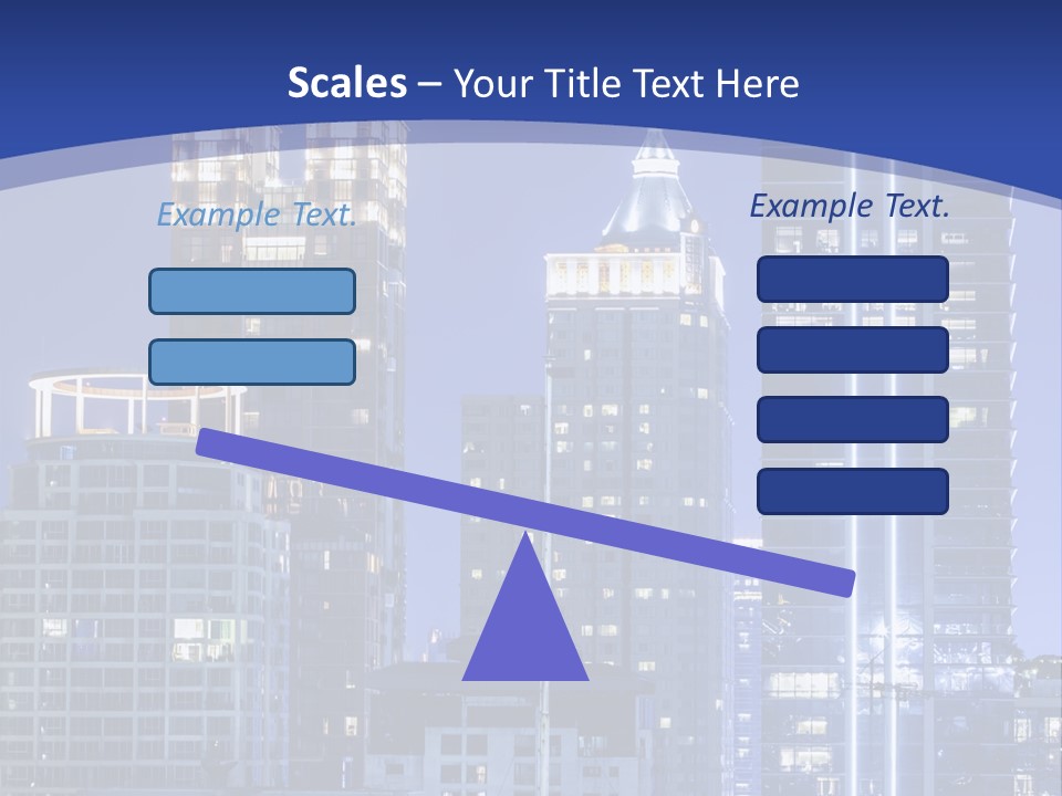 Night Roof Front PowerPoint Template