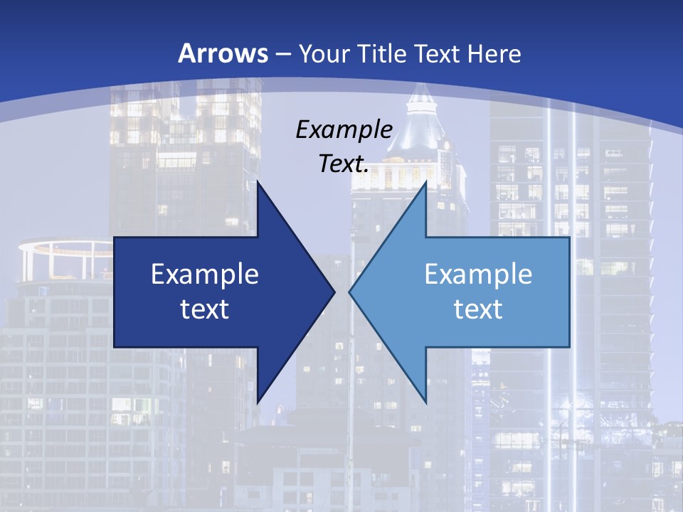 Night Roof Front PowerPoint Template