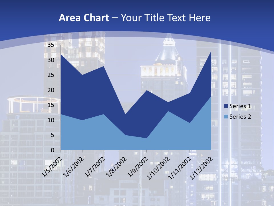 Night Roof Front PowerPoint Template