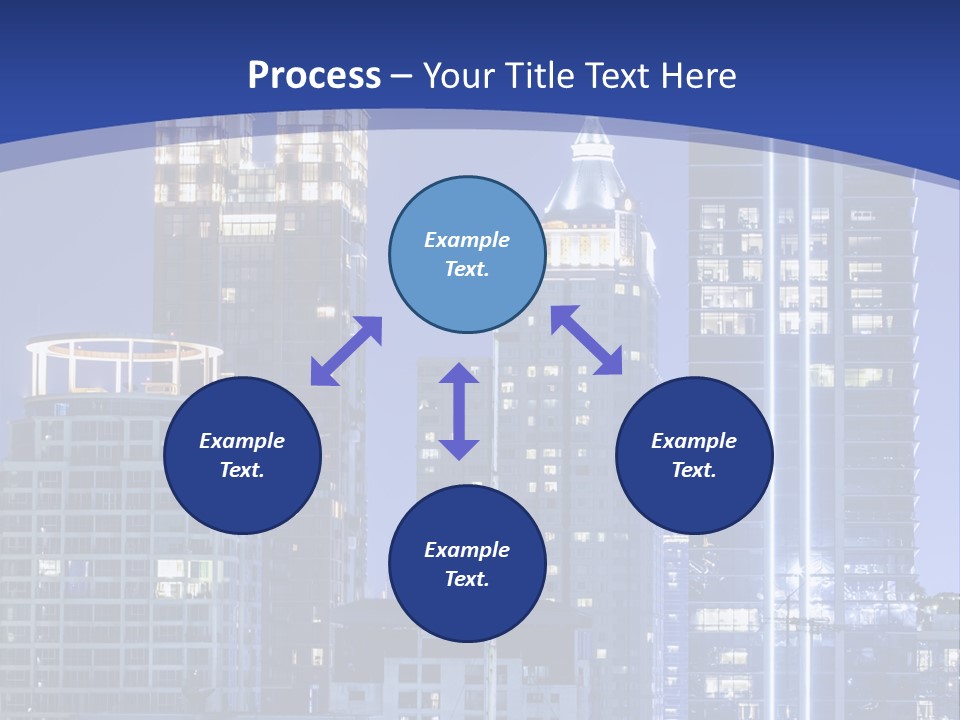 Night Roof Front PowerPoint Template