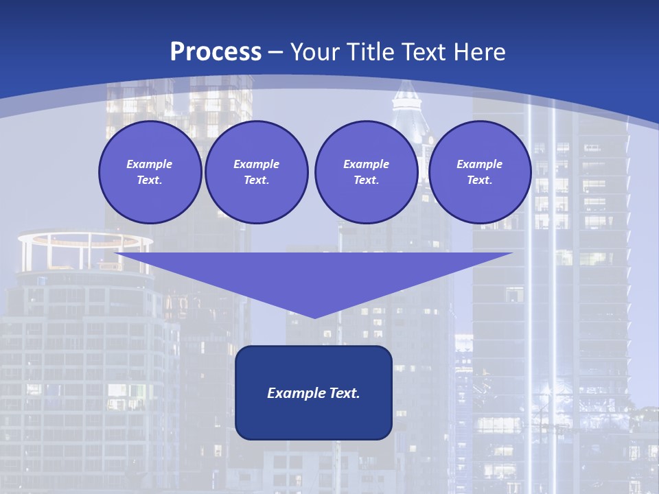 Night Roof Front PowerPoint Template