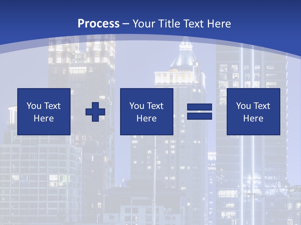 Night Roof Front PowerPoint Template