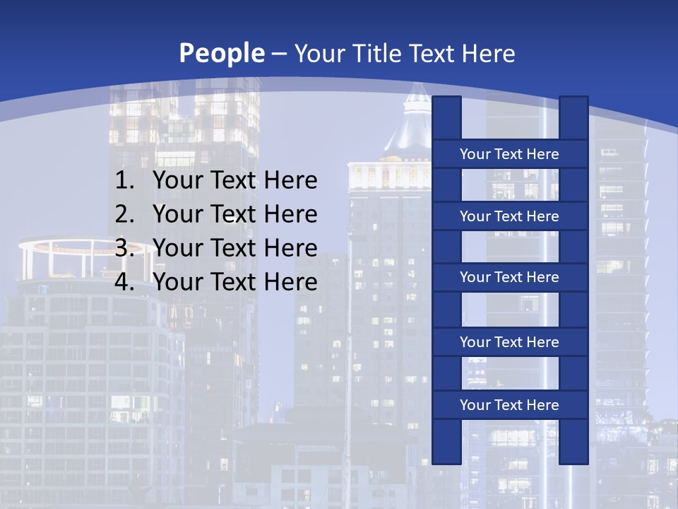 Night Roof Front PowerPoint Template