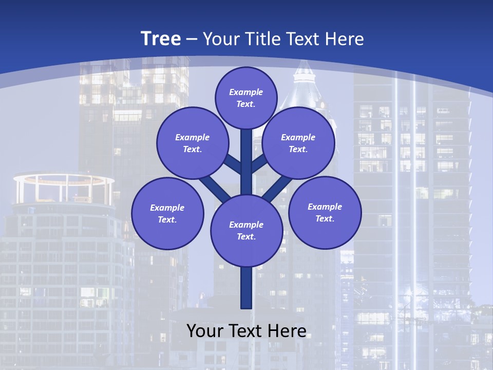 Night Roof Front PowerPoint Template