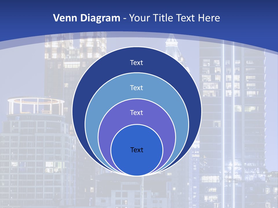 Night Roof Front PowerPoint Template