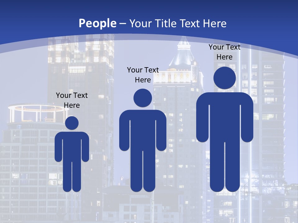 Night Roof Front PowerPoint Template