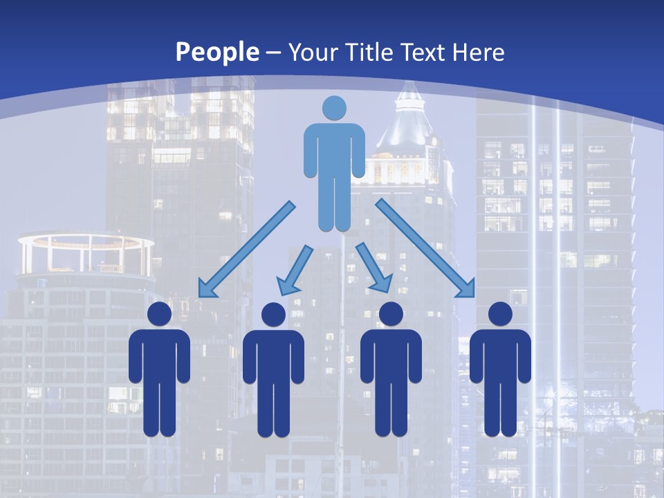 Night Roof Front PowerPoint Template