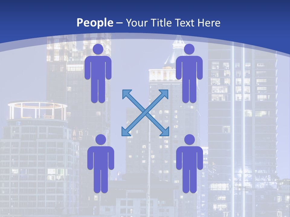 Night Roof Front PowerPoint Template