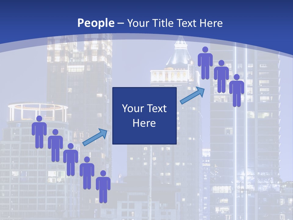 Night Roof Front PowerPoint Template