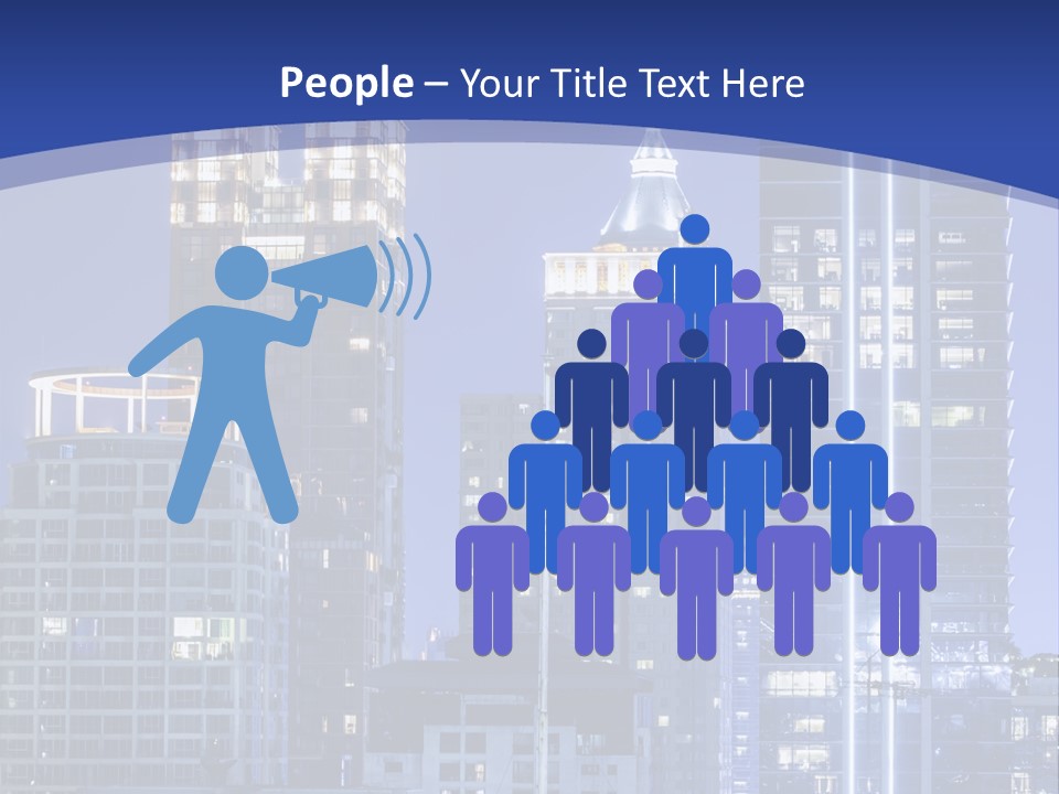 Night Roof Front PowerPoint Template