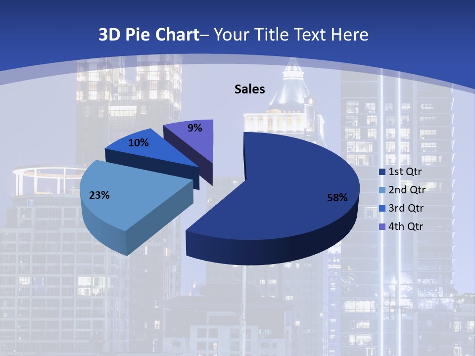Night Roof Front PowerPoint Template