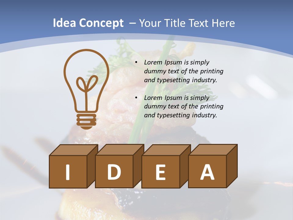 Basil Eating Herb PowerPoint Template