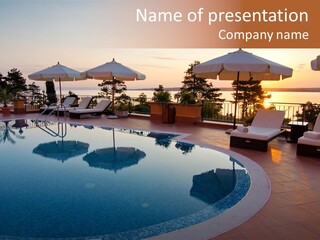 Scene Hotel Vacation PowerPoint Template