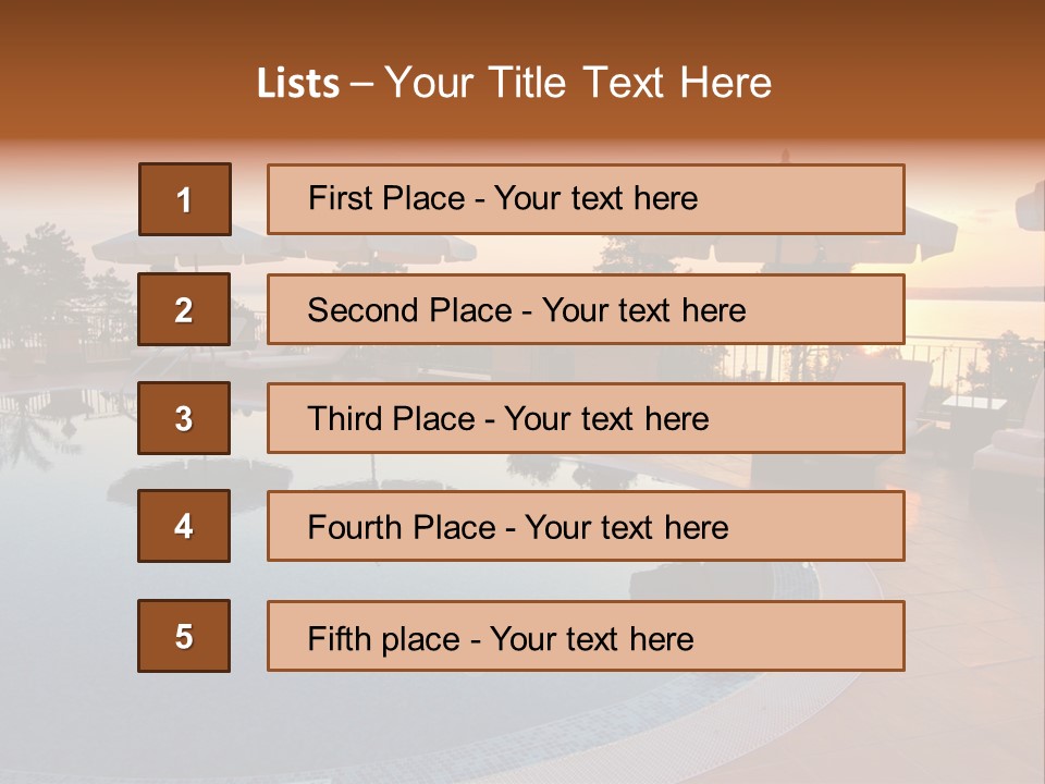 Scene Hotel Vacation PowerPoint Template