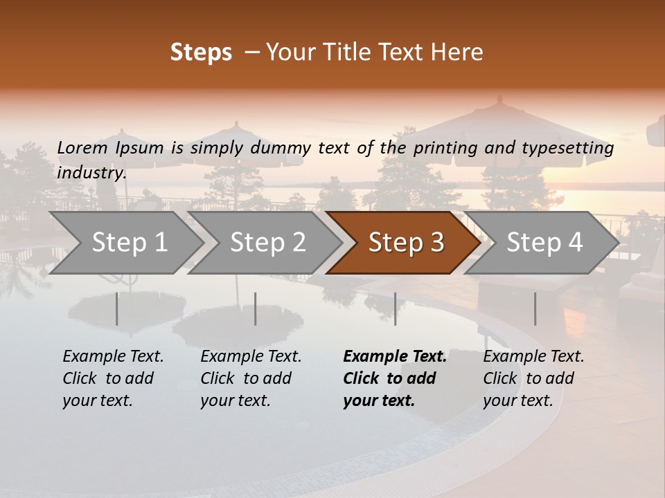 Scene Hotel Vacation PowerPoint Template