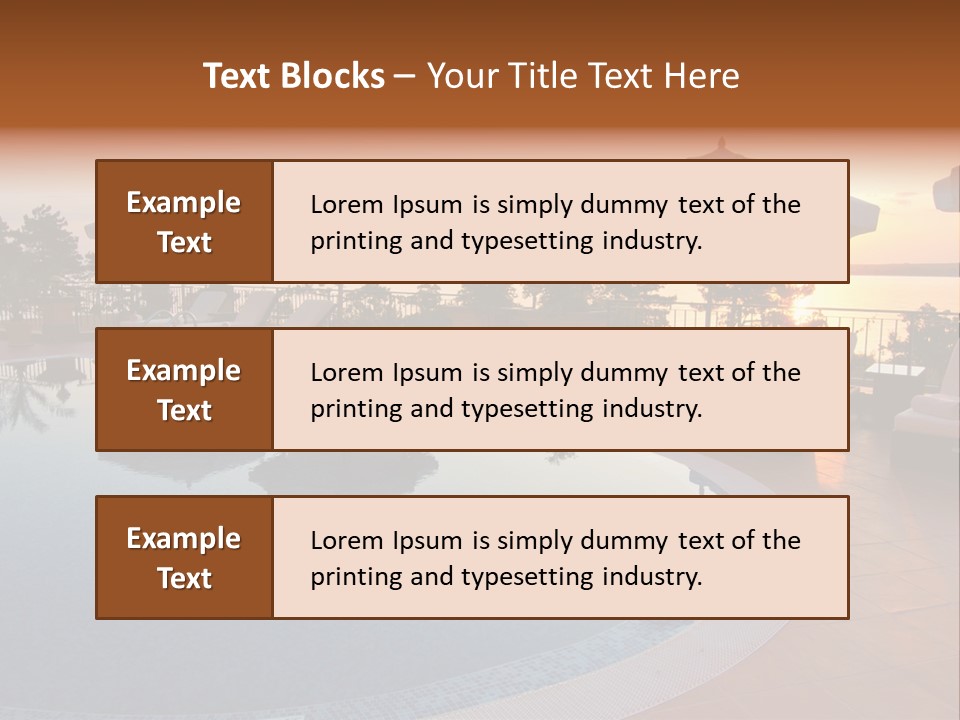 Scene Hotel Vacation PowerPoint Template