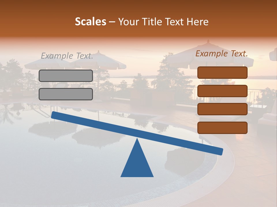 Scene Hotel Vacation PowerPoint Template