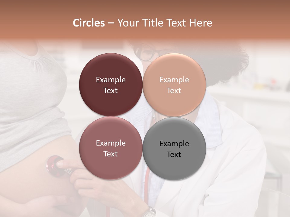 Belly Female Gynecology PowerPoint Template