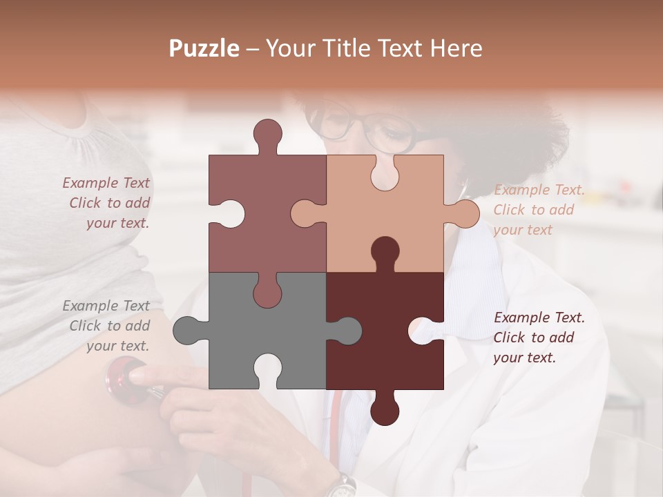 Belly Female Gynecology PowerPoint Template